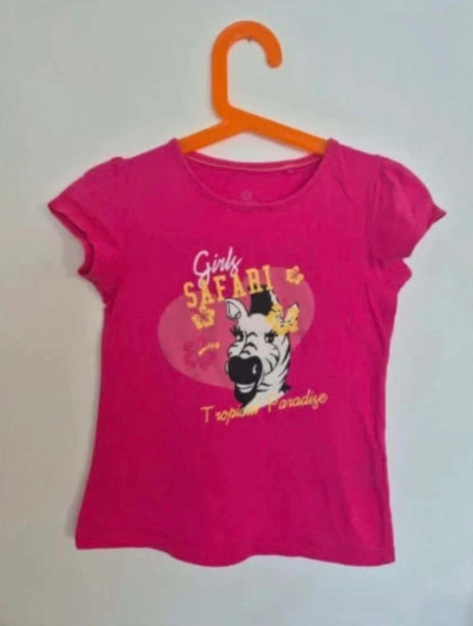 T-shirt menina 6 anos rosa